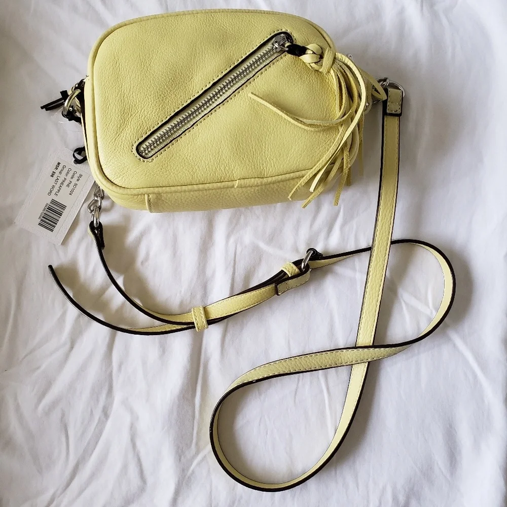 Sanctuary yellow purse with chain detailing